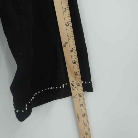 Quaker Factory Top Womens 1X Black Embellished 4th of July Americana Grandmacore - Picture 7 of 12